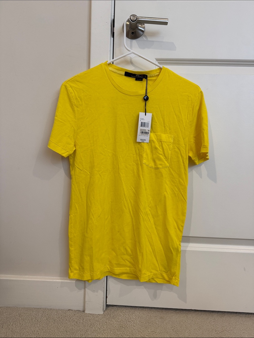 Ralph Lauren RLX Yellow Short-Sleeve Pocket Tee